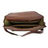 Goat Leather Messenger Bag Laptop Satchel Office School Crossbody Shoulder