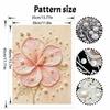 Pearl painting kit Pink Hibiscus Flower DIY handmade home decoration painting