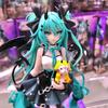 19CM New Anime Hatsune Miku Little devil raccoon Kawaii Action Figure PVC Doll Model Figure Toys Desktop Decoration Holiday Gift