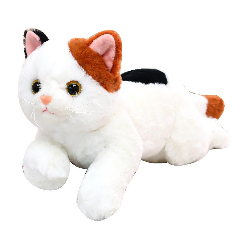 New Cute Simulated Cat Plush Toys Creative Cute Kitten Doll Doll Children's Birthday Gift