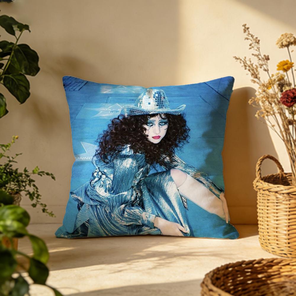 Trendy CChappell Roaned Cushion Cover Versatile DoubleSided Pillow Case Fit for Sofa Bed Car Daily Decor