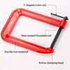 G Clamp Deep Reach C Clamp,4 Inch C-Clamp Set, Heavy Duty Steel C Clamp Industrial Strength C Clamps for Woodworking, Welding