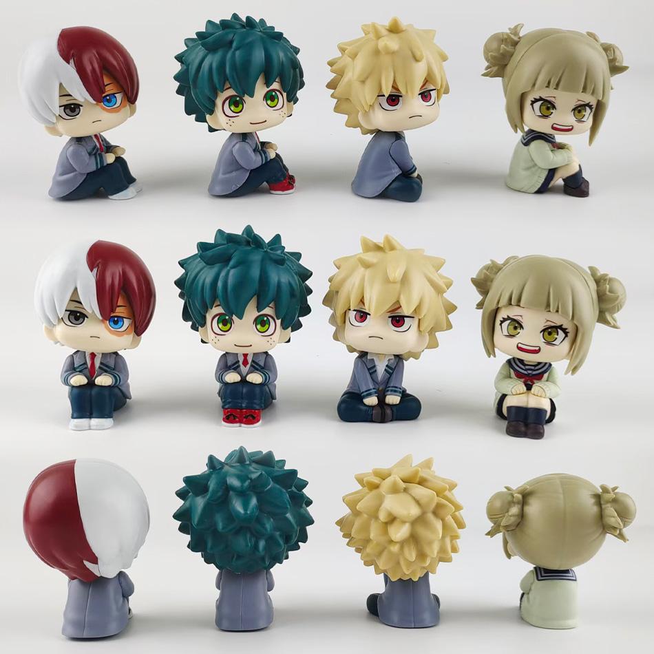 10 см Аниме Фигурка Boku no Hero Academia Мидория Изуку Фигурка Бакуго Кацуки/Тодороки Шото Фигурка ПВХ Коллекционные Игрушки