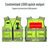 Мужской светоотражающий жилет безопасности с множеством карманов для дорожных работ, работы в такси и коммунальных служб