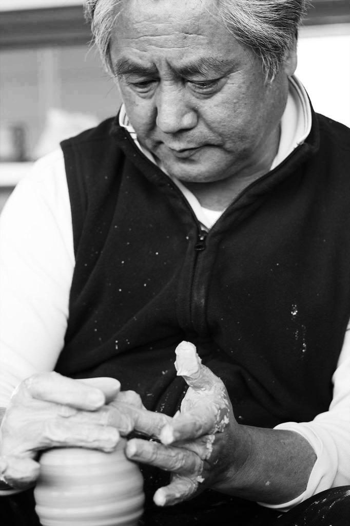 Пара кружек для кофе Ohori Soma Ware Matsunaga Kiln с широким горлом SOMA040501S