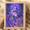 7Inch Genshin Impact: Yae Miko and Raiden Shogun Decorative Photo Frame for Room/Dormitory Desktop Stand