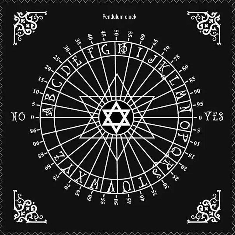 Подвеска-кристалл в форме шестиугольной призмы, набор таро-скатертей для прямых эфиров в TikTok и Xiaohongshu