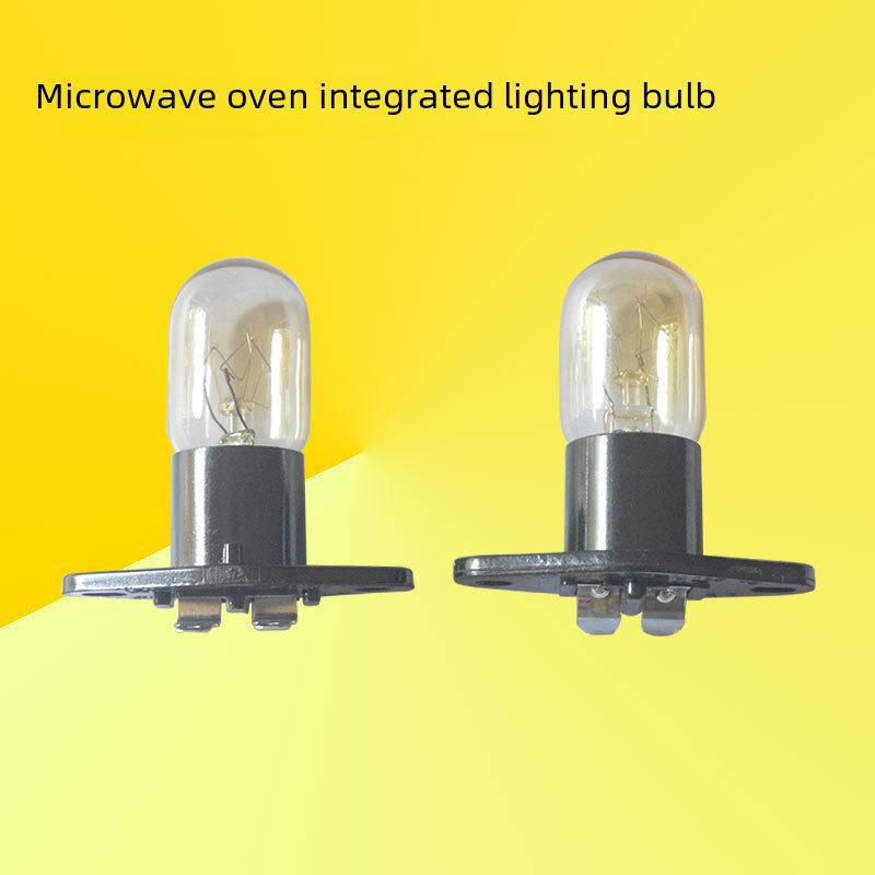 Compatible Microwave Bulb for Galanzmei 250V2A, E14 Base, Straight Foot Design