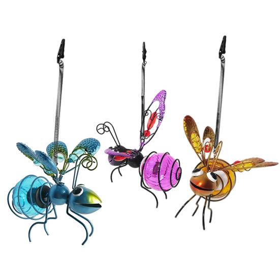 Solar-Powered Hanging Ant Light Garden Decoration IP65 Waterproof Auto Charging Backyard Balcony Solar Fairy Light Hanging Pendant