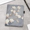 Kwmobile Amazon Kindle Paperwhite Generation 2021 Compatible Case Cover PU Leather Auto Sleep Reader Protection Magnolia Design Gray 11. - E-book -