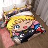 Мягкое и удобное пододеяльник в стиле мультфильма «Сейлор Мун», Детский комплект постельного белья в подарок, Сверхбольшой размер, Доступны разные размеры.