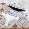 Women Seamless Cotton Thongs Comfortable Panties G-string Low Waist Underwear