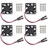 30x30x7mm Raspberry Pi Cooling Fan Brushless 3.3V 5V DC Quiet Fan for Raspberry Pi 4, Pi 3 B+, Pi 3B, Pi 2, Pi B+