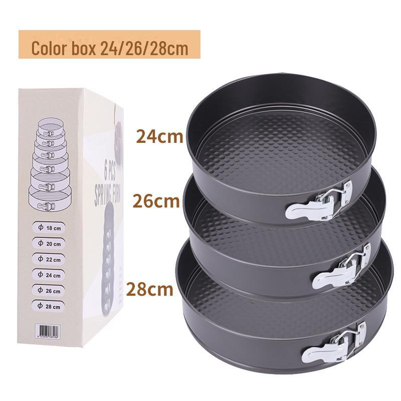 Форма для торта «Трансграничный»: Круглая/квадратная, антипригарная, устойчивая к высоким температурам, легкоочищаемая, съемное дно, надежная застежка