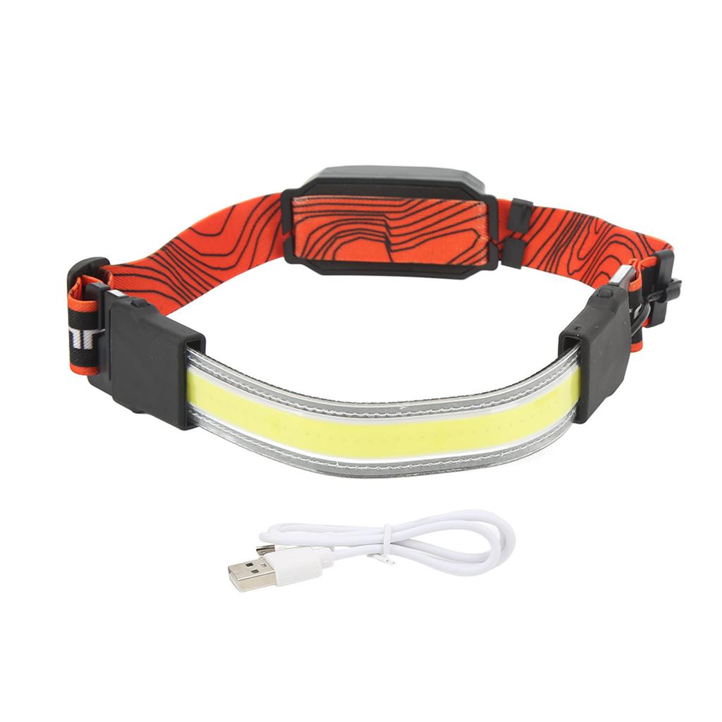 LED Headlamp Strong Light USB Rechargeable Fishing Head Light for Outdoor Activities
