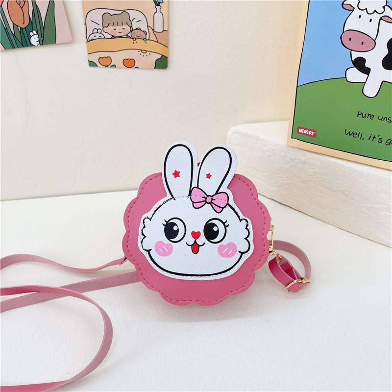 Rabbit Cute Cartoon Childrens Lanyard Messenger Bag Autumn Student Coin Purse