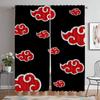 Home Interior Curtains for Camera Narutos Partition Living Room Curtain Halloween Decoration Anti-mosquito Curtains 2 Pieces