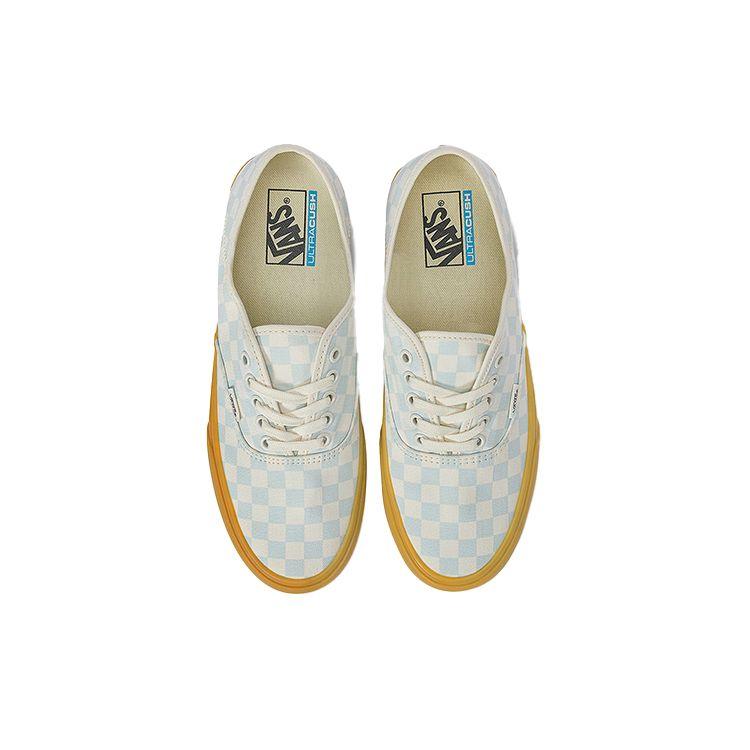 Vans Кроссовки унисекс Authentic SF Checkerboard — дымчато-синие резинки Marshmallow VN0A4BWT7Z2