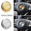 1pcs 52mm 58mm Car Steering Wheel Sticker Auto Interior For Mercedes Benz AMG W212 W213 W205 W177 V177 W247 W176 GLA GLC W166