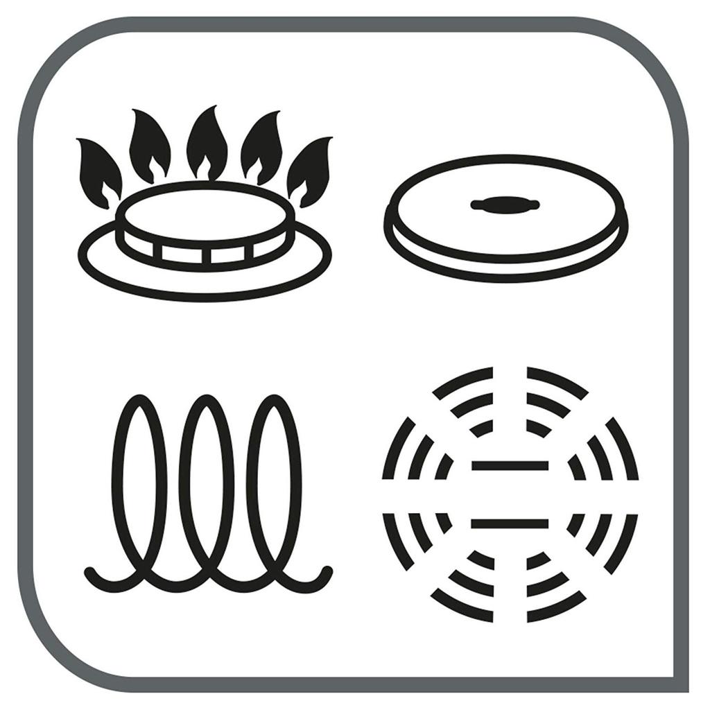 Tefal Индукционная сковорода Duetto из нержавеющей стали (30см) Можно мыть в посудомоечной машине без PFOA Silver