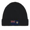 Bonnet - Anguilla - Noir - 100% Coton - Taille Fixe - Broderie Personnalisée