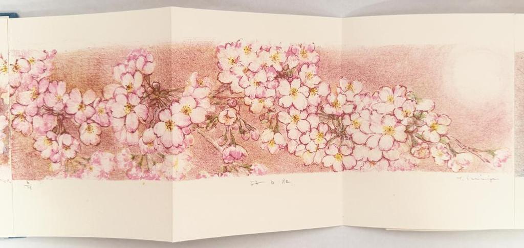 [USED] Yoko Shimizu Original Lithograph Collection 24 "Hana no Utena IV Sakura" Morris Publishing Limited Edition of 25