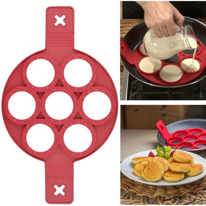 Cake Molds - Magic - Silicone - 7 Pieces - Non-stick - Red