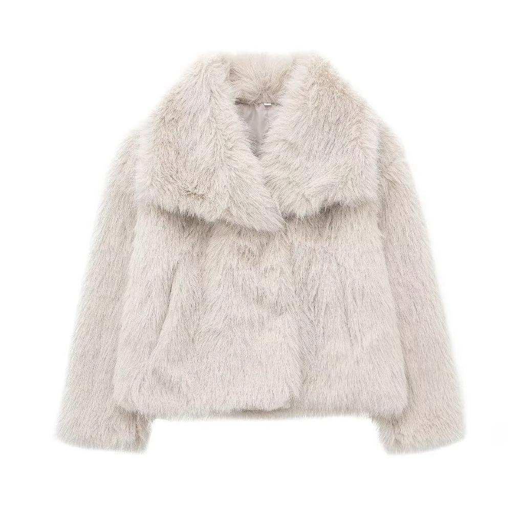 High Quality Women's Thick Lamb Wool Coat Women's Winter Fur Coat