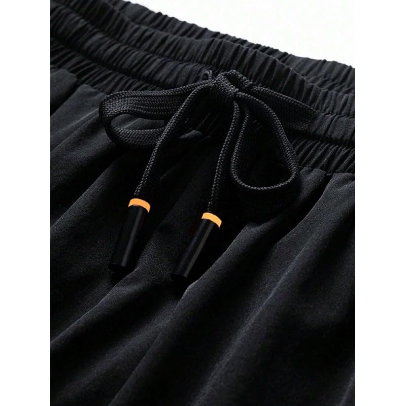 Lymio Track Pant for Men || Track Pants || Plain Track Pant (TP-57-Black-L)