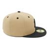 New Era 59FIFTY Cap MLB New York Yankees NY Camel Beige 7 ONSPOTZ Exclusive and 5950 Straight Flat Visor Unisex Summer Sun Protection UV Protection