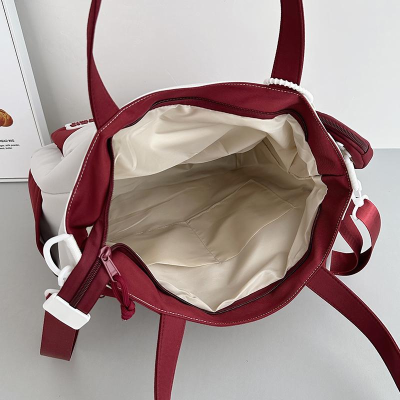 Классная сумка через плечо, женская пригородная сумка через плечо большой вместимости, студенческая сумка для обучения