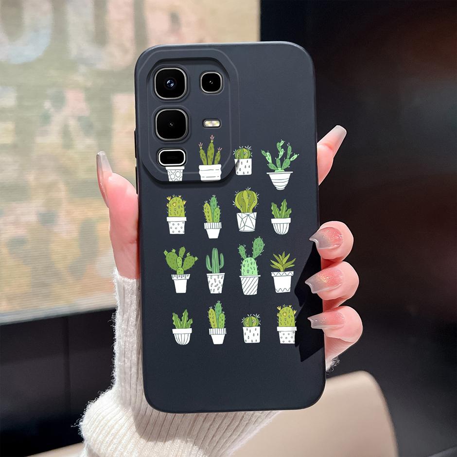 Чехол для Infinix Note 50 Pro Plus 50x 50s 4G 5G Милый Мультяшный Дизайн с Динозавром Ударопрочный Мягкий Силиконовый Бампер Задняя Крышка Fundas