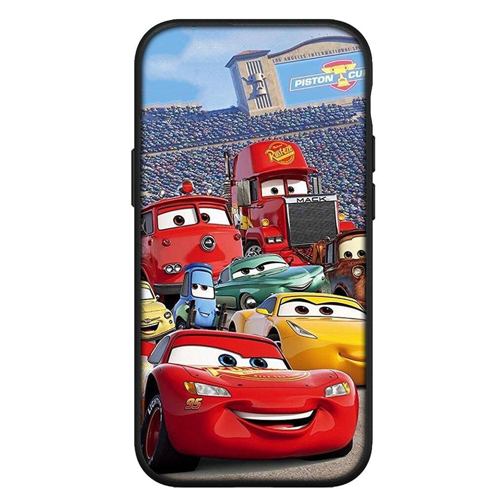 Для Samsung Galaxy S25 S24 S23 S22 Ultra FE Plus A17 A37 A57 A56 A55 A06 A16 A15 A36 A26 A35 A05 A54 A34 Чехол Милые Машинки Молния МакКуин 95 Обложка
