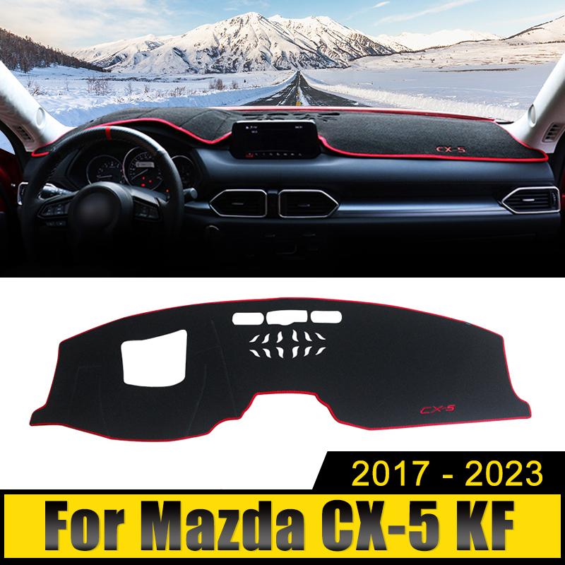 Для Mazda CX-5 CX5 CX 5 KF 2017- 2022 2023 коврик для приборной панели автомобиля, избегайте легких ковриков, солнцезащитных козырьков