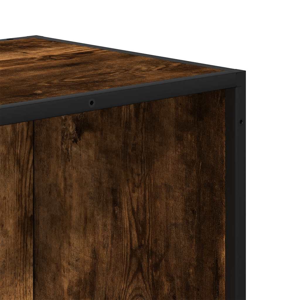 Bookshelf Smoked Oak 60x35x139 cm Wood Based Panel