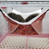 Fashion Plush Double Layer Squirrel Beds Hamster Cage Pet Sleeping Bag Pet Hammock