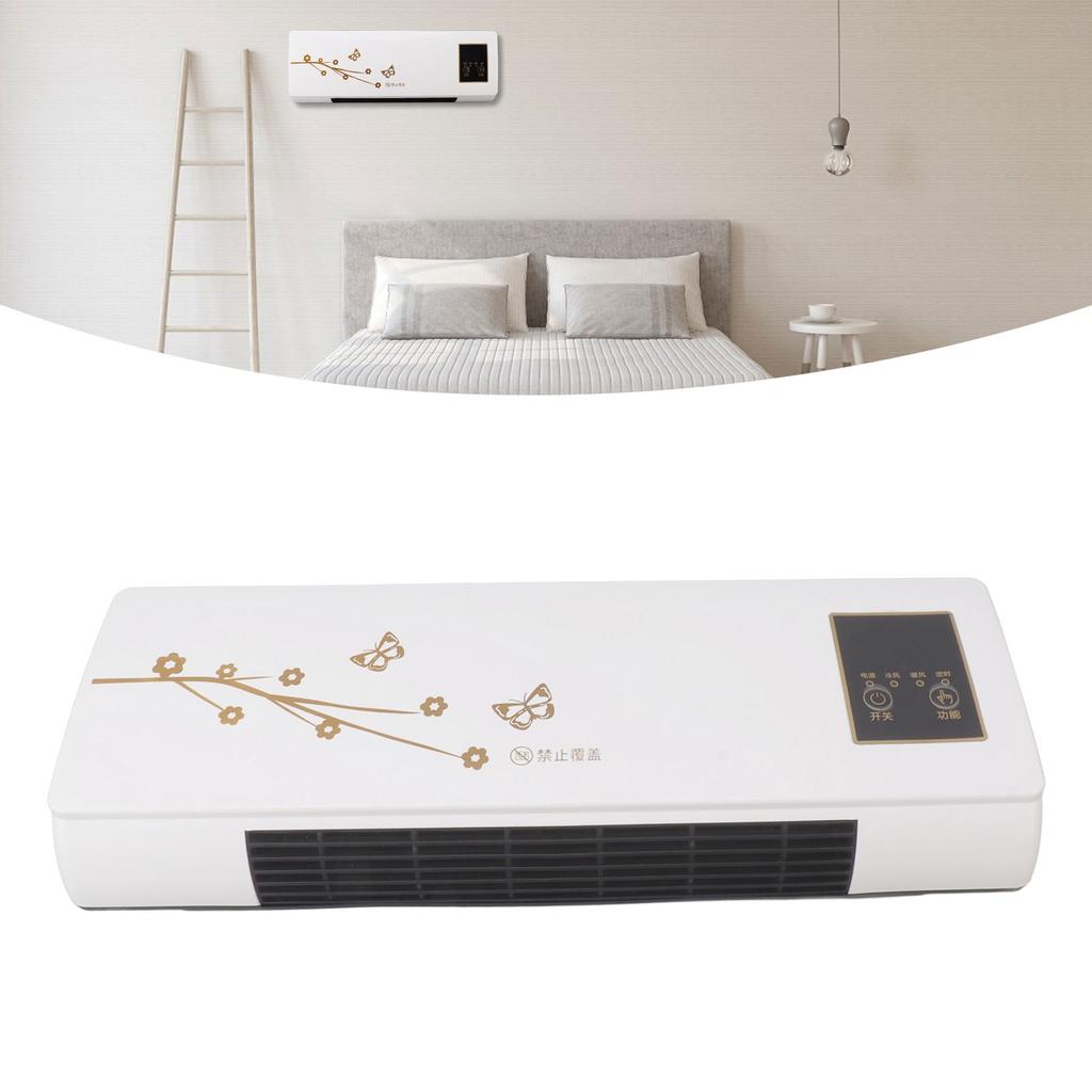 Настенный кондиционер с таймером и пультом дистанционного управления, портативный мини-электрический охладитель и обогреватель для спальни, ванной комнаты