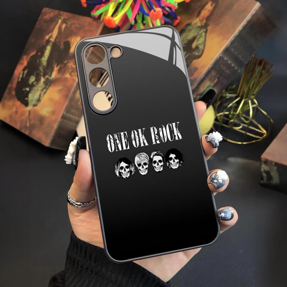 Japan Band ONE OK ROCK Phone Case For Samsung Galaxy S25 S24 S23 S22 S20 S21 Note20 Ultra Plus Fe Colored Silver Cover