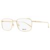Тонкие прямоугольные очки Bally для мужчин By5027d 028 Gold 55mm 028