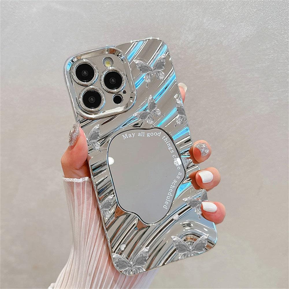 Чехол-зеркало для макияжа для iPhone 11 13 16 Pro Max iPhone 14 15 12 13 Pro Max 16 Plus 13 Pro Samsung A55 A54 A15 A12 A52S A34 A14 A30S A53 A52 A50