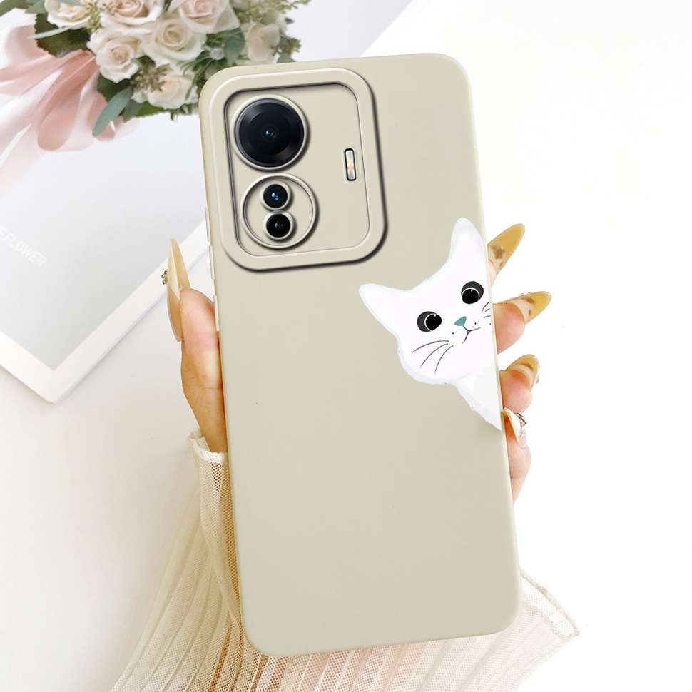 Чехол для vivo S15e 5G V2190A Мультяшный Полная защита Силиконовая задняя крышка Для Vivo S15e VIVO S15E 5G 6.44" Чехлы для телефона Ударопрочный