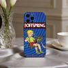 Punk T-The O-Offspring Band Phone Case For iPhone 17pro, 16,15,14,13,12,11 X XR Plus,Others Soft Black Cover