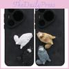 4pcs Cartoon Cute Sleeping Cat Model Ornament Set Decoration Accessories