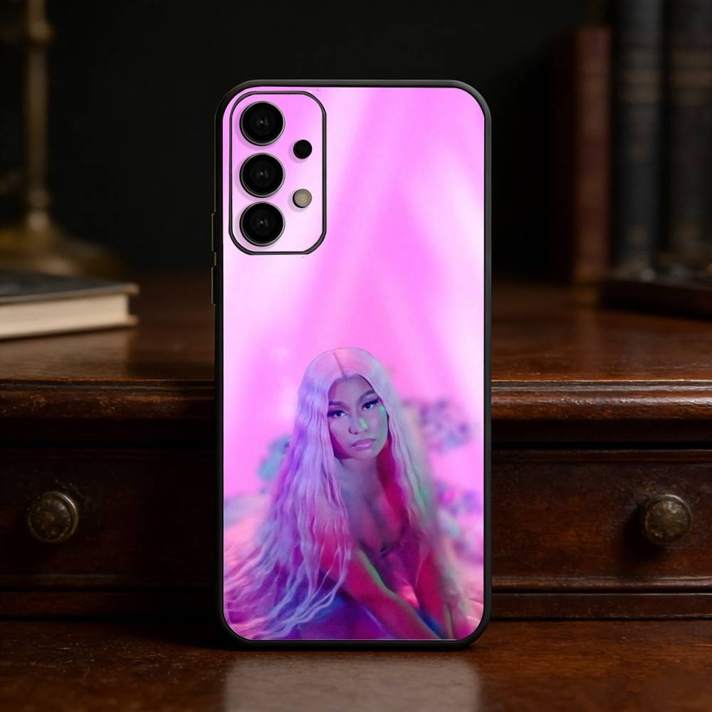 Чехол для телефона Rapper SINGER N-Nicki Minaj для Samsung S25,24,21,22,23,30,Ultra,20,Plus,Fe,Lite,Note Мягкий черный чехол