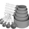 10PCS Plastic Measuring Spoons Set Stackable Measuring Cup and Spoon Set  Baking Tool