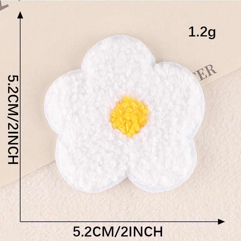 Нашивка Компьютерная вышивка Этикетка Подсолнух Вышивка Полотенце Наклейка на ткань Аксессуары для одежды Значок Ручной счет Сделай сам Этикетка на ткань Вышивка Наклейка