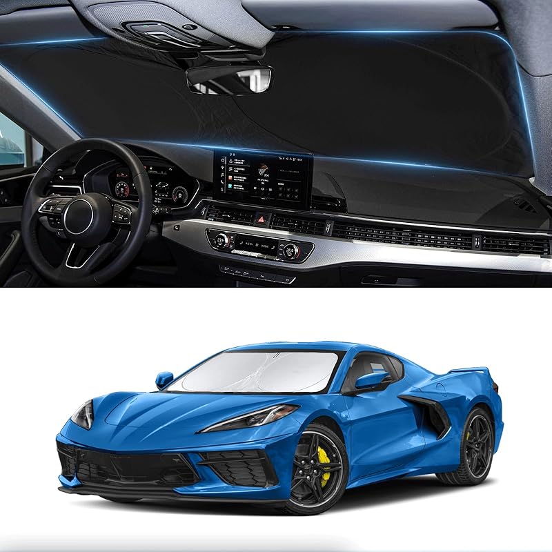 Sunshade For Ram Sun Shade Fit 2010-2025 2026 Dodge RAM 2500 3500 Truck Accessories Windshield Cover For Ram 2500/3500/4500/5500 Sun Visor Fits 2Dr