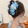 Sweet Simulation Flower Hair Claw Seaside Vacation Headwear Bohemia Barrettes  Wedding Headdress
