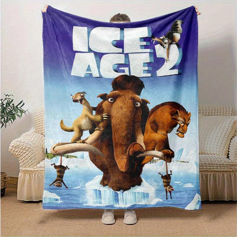 1pc, Ice Age 2: The Meltdown Home Decor Blanket, Sofa Throw, Outdoor Blanket, Gift for All Occasions Soft Coverlet for Bedroom, Living Room