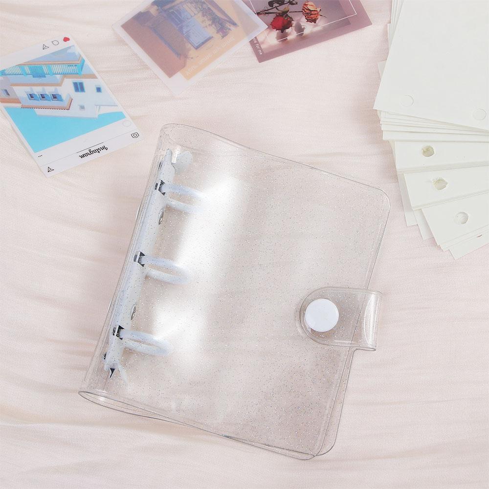 Notebook Pages Handbook Card Organizer Photo album 3 Hole Binder Clip Binder Notebook Cover